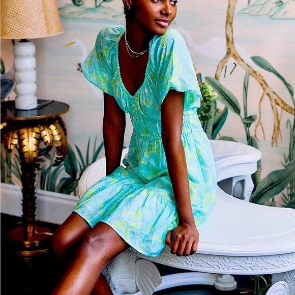 Vineyard Vines Puff Sleeve Dress - Picture 2 of 8